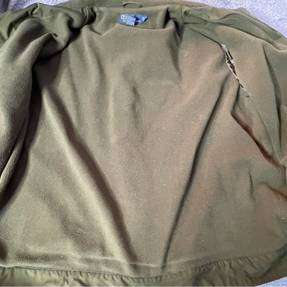 Polo by Ralph Lauren Men’s Fleece Lined Jacket Olive Green X-Large - Picture 3 of 10